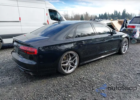 2016 Audi S8 4.0T Plus из США, поврежденный, VIN WUAJ5AFD9GN900529